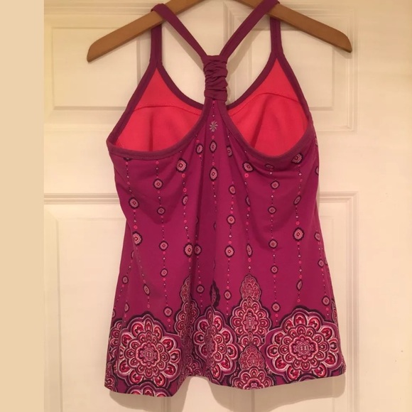 Athleta Pavitra Yoga Tank Top. Racerback Siz L. - Picture 2 of 4